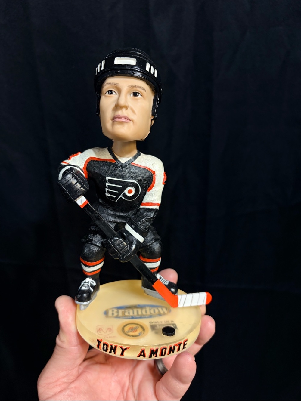 Tony Amonte Philadelphia Flyers Black & White Hockey Bobblehead